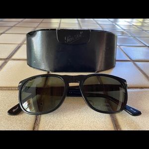 PERSOL Polarized Sunglasses 2869-S Black w/ Case